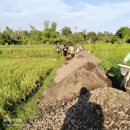 KEGIATAN RABAT BETON JALAN WILAYAH GEROMBANGAN